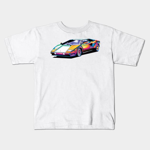 Super Car Kids T-Shirt by Wijaya6661